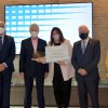 Almudena Santano, directora de enfermería del Hospital Puerta de Hirro de Majadahona (Madrid), recogió el octavo premio al centro con mejor reputación para los gestores de enfermería
