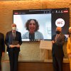 M.ª Ángels Barba, directora de enfermería del Hospital Vall D'Hebrón de Barcelona, recogió de forma virtual el cuarto premio al centro con mejor reputación para los gestores de enfermería