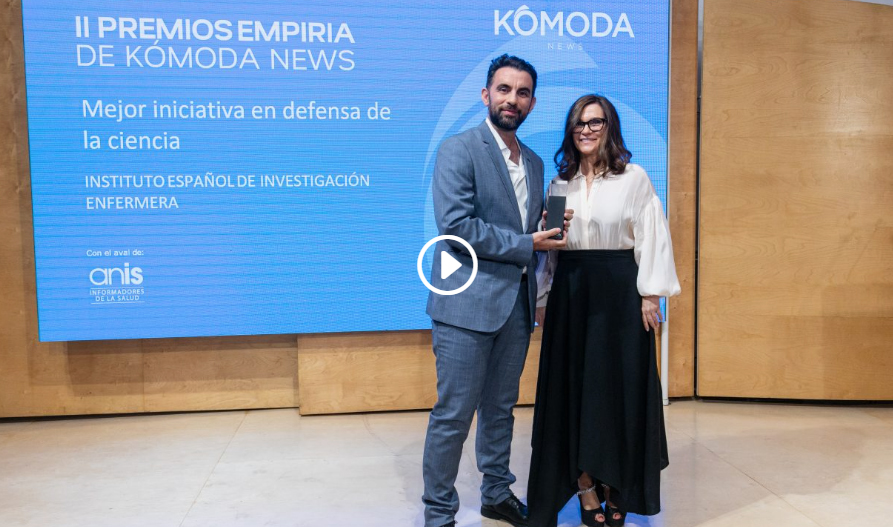 La iniciativa «Ciencia enfermera para la ciudadanía» del CGE, premio Empiria de Kómoda News