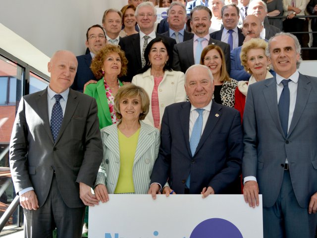 Foto oficial tras la constitución de Nursing Now España