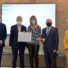 Ana Gloria Moreno, directora de enfermería del Hospital Fundación Jiménez Díaz de Madrid, recogió el sexto premio al centro con mejor reputación para los gestores de enfermería