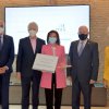 Encarna Fernández del Palacio, directora de enfermería del hospital Clínico San Carlos de Madrid, recogió el undécimo premio al centro con mejor reputación para los gestores de enfermería