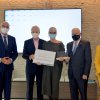 Eugenia Masip, directora de enfermería del hospital de la Santa Creu i Sant Pau de Barcelona, recogió el décimo tercer premio al centro con mejor reputación para los gestores de enfermería