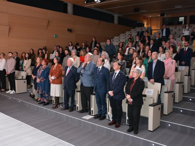 El acto concluyó con el Himno de la Enfermería