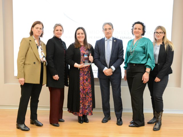 Belén Gutiérrez, ganadora del premio a la Mejor tesis doctoral enfermera