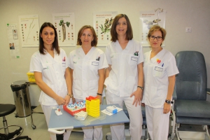 Enfermeras de Alergología del Hospital General La Mancha Centro