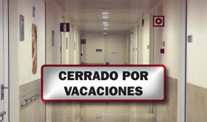 La sanidad cierra por vacaciones