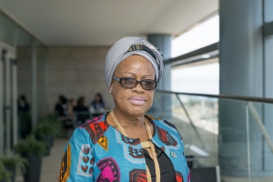 Julia Duncan-Cassell, ministra de Género, Infancia y Protección Social de Liberia. Imagen: José Cuevas