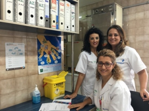 Enfermeras del Hospital Regional de Málaga