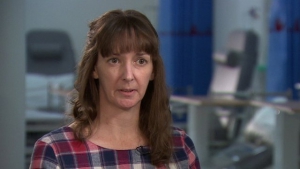 La enfermera Pauline Cafferkey, durante la entrevista en la BBC