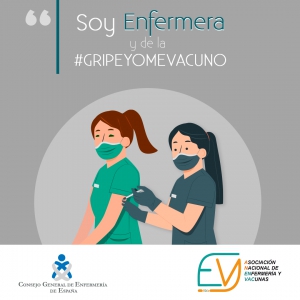 El Consejo General de Enfermería apela a la responsabilidad de los profesionales sanitarios para que se vacunen frente a la gripe