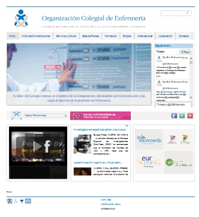 El Consejo General de Enfermería remodela su página web: nuevo diseño, nuevo dominio y nuevas funcionalidades