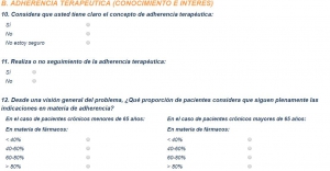 Una encuesta a enfermeras para analizar a fondo el problema de la adherencia terapéutica