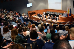 Debate electoral en la sede del Consejo General de Enfermería. Imagen: Ana Muñoz