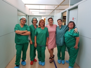 Enfermeras de Ofatlmología Hospital Parc Tauli (Barcelona)