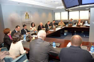 Reunión en la sede del Consejo General de Enfermería.