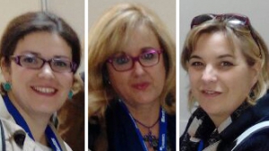 Pilar Rodríguez Gayán, Mª Ángeles Guimerá y Patricia Arribas