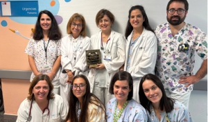 Enfermeras de la Unidad de Pediatría del Hospital Puerta de Hierro