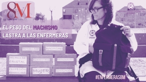 El Consejo General de Enfermería denuncia en el 8M el lastre que supone el machismo para las enfermeras