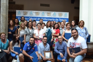 Enfermeras de la UVI del Hospital de Parapléjicos y de la Asociación Fimba