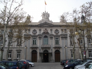 Fachada del Tribunal Supremo