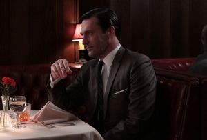 Don Draper (Jon Hamm) en Mad Men. Foto de Carin Baer (AMC)