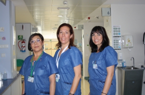 Cristina Arcos, Rosario Berlanga y Raquel Márquez