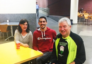 Fran Lara, subcampeón paralímpico, con la enfermería de Ciudad Real en la prevención de lesiones medulares en niños