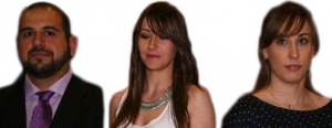 David Gallego, Gabriela Claudia y Patricia Gómez