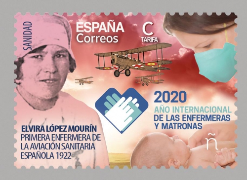 Correos rinde homenaje a las enfermeras españolas con un sello