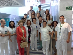 Enfermeros del Hospital de El Toyo (Almería)