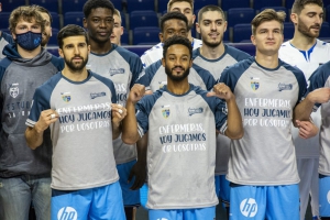 Movistar Estudiantes rinde homenaje a las enfermeras