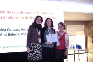 Begoña Alcolea, Amparo Galindo y Ana Belén Cabero