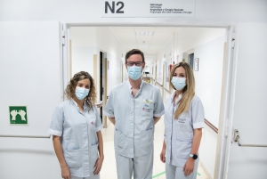 Enfermeras de la Unidad de Enfermería N2º del Hospital Universitario de Navarra