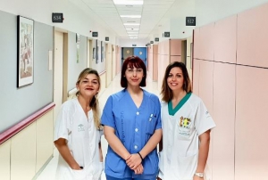 Enfermeras Neumología Hospital Virgen de la Victoria (Málaga)