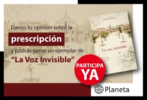 Comparte con nosotros tu experiencia prescribiendo fármacos y productos sanitarios y podrás ganar un ejemplar de “La Voz Invisible”