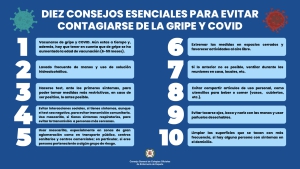 Las enfermeras lanzan un decálogo con consejos esenciales para evitar los contagios de gripe y COVID