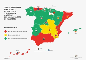 El CGE advierte que la desigualdad de matronas entre comunidades autónomas pone en riesgo la salud sexual y reproductiva de miles de mujeres en edad fértil