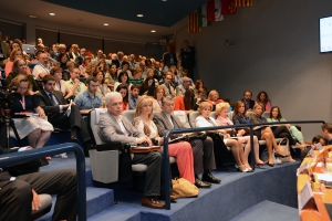 Debate electoral en la sede del Consejo General de Enfermería. Imagen: Ana Muñoz