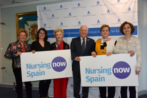 Las matronas se adhieren a Nursing Now España en un encuentro en el que trasladan al Consejo General de Enfermería sus preocupaciones