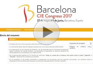 Cómo presentar una comunicación o póster para Barcelona 2017. Vídeo tutorial